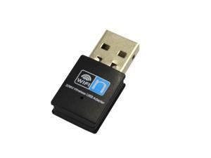 300Mbps Mini Usb Wifi Adapter RTL8192CU 2T2R Nano Wireless USB Adapter Wifi Dongle Support Win 8/Win 7/VIsta/XP, MAC OS, Linux System - OEM
