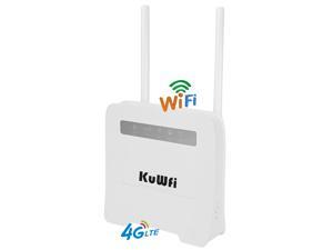 KuWFi 4G LTE WiFi Router Unlocked Wireless CPE Routers with SIM Card Slot LAN Port Support 4G to Wired Network up to 32 Users Devices Work for Caribbean/Europe/Asia/Middle East/Africa KuWFi 4G LTE WiFi Router Unlocked Wireless CPE Routers with SIM Card Slot LAN Port Support 4G to Wired Network up to 32 Users Devices Work for Caribbean/Europe/Asia/Middle East/Africa