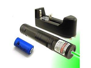 532nm Green Laser Pointer Light Pen Lazer Beam High Power 5mw +16340+Charger
