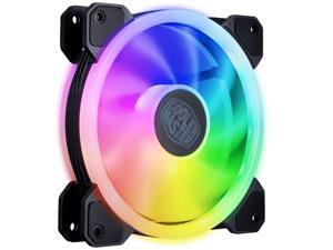 MasterFan MF120 S3 (PWM) - Addressable RGB 120mm Fan w/ Triple-loop BOLD ARGB Lighting