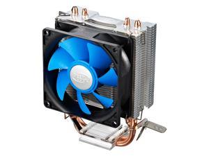 Lasamot Hydraulic CPU Cooler Heatpipe Fans Quiet Dual Fan Heatsink Radiator Replacement for Intel 775 