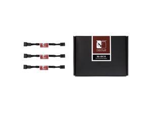 Noctua NA-SRC10, 3 Pin Low-Noise Adaptor Cables for PC fans (Black)