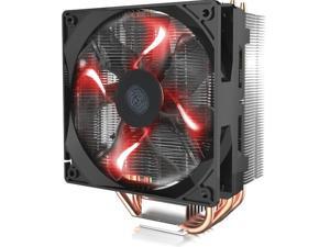 Cooler Master Blizzard T400 - CPU Cooler with XtraFlo 120 "Fire Red" LED PWM Fan & 4 Direct Contact Heatpipes - Intel/AMD Universal Mounting (Intel 2066 / AMD AM4 Compatible!) Cooler Master Blizzard T400 - CPU Cooler with XtraFlo 120 "Fire Red" LED PWM Fan & 4 Direct Contact Heatpipes - Intel/AMD Universal Mounting (Intel 2066 / AMD AM4 Compatible!)