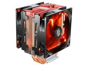 Cooler Master Blizzard T400 PRO (Red) - CPU Cooler with Dual (2x) XtraFlo 120 "Fire Red" LED PWM Fan, 4 Direct Contact Heatpipes, "Red Top Cover", Intel/AMD Universal Mounting (AMD AM4 Compatible!) Cooler Master Blizzard T400 PRO (Red) - CPU Cooler with Dual (2x) XtraFlo 120 "Fire Red" LED PWM Fan, 4 Direct Contact Heatpipes, "Red Top Cover", Intel/AMD Universal Mounting (AMD AM4 Compatible!)