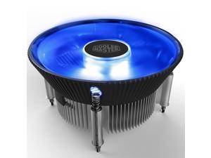 Cooler Master i70c (Copper Core) CPU Cooler - 120mm Blue LED PWM Cooling Fan & Heatsink - For Intel Socket LGA 1150 / 1151 / 1155 / 1156