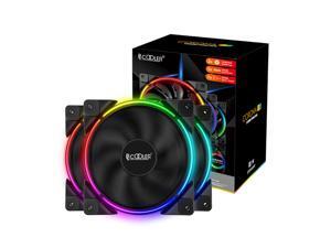 PcCooler CORONA FRGB 120mm PWM Cool Master Fan 3in1 Kit - Double-sided Addressable-RGB Angle Eye LED Ring Cool Moon Case Fan with ARGB LED Wired Controller PcCooler CORONA FRGB 120mm PWM Cool Master Fan 3in1 Kit - Double-sided Addressable-RGB Angle Eye LED Ring Cool Moon Case Fan with ARGB LED Wired Controller