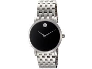 Movado Men's Red Label Automatic Black Dial Stainless Steel Movado Men's Red Label Automatic Black Dial Stainless Steel