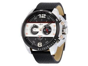 Men's Diesel Ironside Chronograph Leather Strap Watch DZ4361
