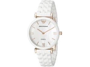 EMPORIO ARMANI WOMEN'S 32MM WHITE CERAMIC BAND & CASE QUARTZ WATCH AR1486 EMPORIO ARMANI WOMEN'S 32MM WHITE CERAMIC BAND & CASE QUARTZ WATCH AR1486