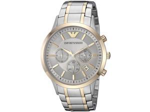 Emporio Armani Men's Renato 43mm Two Tone Steel Bracelet Quartz Watch AR11076 Emporio Armani Men's Renato 43mm Two Tone Steel Bracelet Quartz Watch AR11076