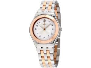 Swatch Unisex Irony 33mm Two Tone Steel Bracelet Quartz Analog Watch YLS454G Swatch Unisex Irony 33mm Two Tone Steel Bracelet Quartz Analog Watch YLS454G