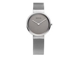 BERING WOMEN'S 31MM GREY STEEL BRACELET & CASE QUARTZ ANALOG WATCH 14531-077 BERING WOMEN'S 31MM GREY STEEL BRACELET & CASE QUARTZ ANALOG WATCH 14531-077