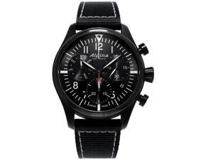 Alpina Men's Startimer Pilot 42mm Black Nylon Band Quartz Watch AL-371BB4FBS6 Alpina Men's Startimer Pilot 42mm Black Nylon Band Quartz Watch AL-371BB4FBS6