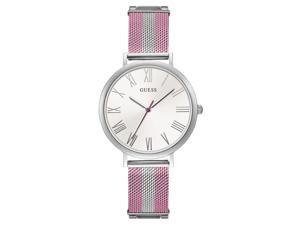 GUESS Women's 38mm Two Tone Steel Bracelet Steel Case Quartz Watch W1155L5 GUESS Women's 38mm Two Tone Steel Bracelet Steel Case Quartz Watch W1155L5
