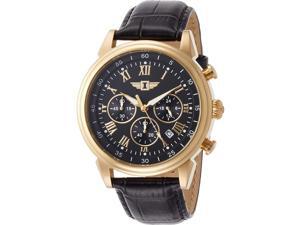 Invicta Men's I by Invicta 44mm Black Leather Band Quartz Watch IBI-90242-003 Invicta Men's I by Invicta 44mm Black Leather Band Quartz Watch IBI-90242-003