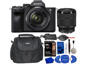 Sony a7 IV Mirrorless Digital Camera with 28-70mm Lens Bundle with Gadget Bag, 64GB SDXC Memory Card, Blower, Card Reader, Cleaning Kit | Sony Alpha 7 IV (USA Authorized - Sony Warranty)
