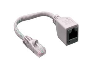 SANOXY Cables and Adapters; 4 PACK of 7.5" Cat6 Male to Female Crossover Netwrok Adapter SANOXY Cables and Adapters; 4 PACK of 7.5" Cat6 Male to Female Crossover Netwrok Adapter