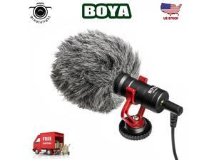 BOYA BY-MM1 Microphone Metal Electric Condensor Video for Smartphone Camera DSLR BOYA BY-MM1 Microphone Metal Electric Condensor Video for Smartphone Camera DSLR