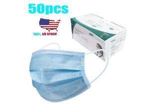 50pcs/pack Disposable Face Mask Anti-Dust Proof Respirator 3-ply Face Mask Cover Non-woven Antiviral Mouth Mask 50pcs/pack Disposable Face Mask Anti-Dust Proof Respirator 3-ply Face Mask Cover Non-woven Antiviral Mouth Mask