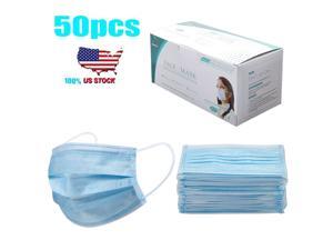 50pcs/pack Disposable Face Mask Anti-Dust Proof Respirator 3-ply Face Mask Cover Non-woven Mouth Mask 50pcs/pack Disposable Face Mask Anti-Dust Proof Respirator 3-ply Face Mask Cover Non-woven Mouth Mask