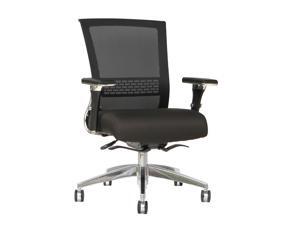 TygerClaw Mesh Mid Back and Fabric Seat Office Chair