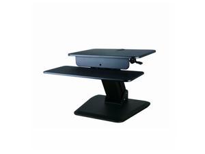 TygerClaw TYDS10016BLK Sit-Stand Desktop Workstation Stand
