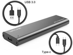Wavlink M.2 SATA SSD Enclosure - USB 3.1 10Gbps - External M.2 SSD Enclosure for USB-C & USB-A Enabled Host - Aluminum Key B Adapter SSD Hard Disk Box Enclosure Case for M.2 NGFF SATA-Based B Wavlink M.2 SATA SSD Enclosure - USB 3.1 10Gbps - External M.2 SSD Enclosure for USB-C & USB-A Enabled Host - Aluminum Key B Adapter SSD Hard Disk Box Enclosure Case for M.2 NGFF SATA-Based B