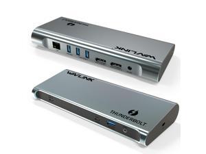 Wavlink 8K Dual DisplayPort Thunderbolt 3 Docking Station with 60W Upstream Charging, Dual DisplayPort 1.4, 3 x USB 3.1(10Gbps), 2 x USB 3.0(5Gbps), Gigabit Ethernet, Audio, for Mac & Windows Wavlink 8K Dual DisplayPort Thunderbolt 3 Docking Station with 60W Upstream Charging, Dual DisplayPort 1.4, 3 x USB 3.1(10Gbps), 2 x USB 3.0(5Gbps), Gigabit Ethernet, Audio, for Mac & Windows