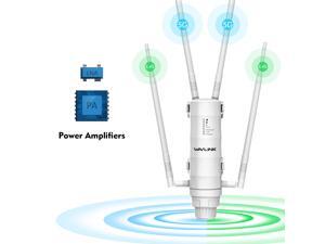 WAVLINK AC1200 High Power Dual Band Outdoor Weatherproof WiFi Range Extender/Wireless Access Point (AP)/Wifi Repeater/Signal Booster/Router with POE, Gigabit Port, 4x7dBi Detachable Omni Antenna WAVLINK AC1200 High Power Dual Band Outdoor Weatherproof WiFi Range Extender/Wireless Access Point (AP)/Wifi Repeater/Signal Booster/Router with POE, Gigabit Port, 4x7dBi Detachable Omni Antenna