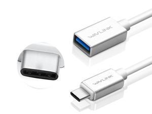 Wavlink USB 3.1 Type C Male to USB 3.0 Type A Female OTG Data Connector Cable Adapter with High Quality and Superspeed. Type-C To USB 3.0 Adapter---Silver---10cm USB cables adapter Wavlink USB 3.1 Type C Male to USB 3.0 Type A Female OTG Data Connector Cable Adapter with High Quality and Superspeed. Type-C To USB 3.0 Adapter---Silver---10cm USB cables adapter