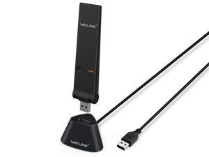 Wavlink USB3.0 Wireless Adapter 1300Mbps Dual Band USB WiFi Network Adapter with USB Extension Cradle, 802.11AC Network Lan Card 2.4G/400Mbps + 5G/867Mbps, WPS For PC Desktop Windows Mac OS X Wavlink USB3.0 Wireless Adapter 1300Mbps Dual Band USB WiFi Network Adapter with USB Extension Cradle, 802.11AC Network Lan Card 2.4G/400Mbps + 5G/867Mbps, WPS For PC Desktop Windows Mac OS X