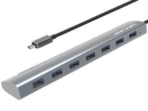 Wavlink 7 Ports USB 3.1 Type-C to USB 3.0 Hub USB Gen 1 Type-C Interface Support 5G SuprSpeed Transmiss Aluminum Design with 5V 4A US Adapter Multi-function USB Dock Hot Swapping Apple Style Designed Wavlink 7 Ports USB 3.1 Type-C to USB 3.0 Hub USB Gen 1 Type-C Interface Support 5G SuprSpeed Transmiss Aluminum Design with 5V 4A US Adapter Multi-function USB Dock Hot Swapping Apple Style Designed