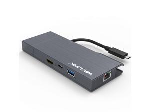 Wavlink USB C Hub Type C Adapter 4K HDMI Docking Stations With 60W PD Charging, RJ45 Gigabit Ethernet Port, USB C Power Delivery, SD/TF Card Reader, for MacBook Pro and Type C Windows Laptops Wavlink USB C Hub Type C Adapter 4K HDMI Docking Stations With 60W PD Charging, RJ45 Gigabit Ethernet Port, USB C Power Delivery, SD/TF Card Reader, for MacBook Pro and Type C Windows Laptops