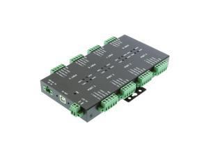 Coolgear USB2 to 8-Port RS232-422-485 Serial TB Adapter