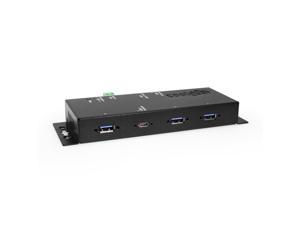 Coolgear USB-C 4-Port Hub w/Power Delivery & 15KV ESD Surge Protection USB 3.2 Gen1