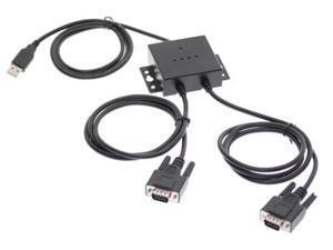 Coolgear FTDI CHIP USB 2-Port Serial Adapter 6ft. / USB 2.0 Dual Port Serial DB-9 RS-232 Coolgear FTDI CHIP USB 2-Port Serial Adapter 6ft. / USB 2.0 Dual Port Serial DB-9 RS-232