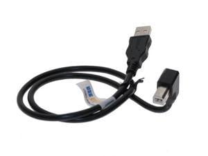 USBGear 0.5m USB 2.0 Cable High-Speed type A to B Down Angle