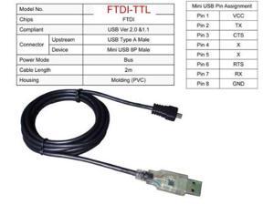 Gearmo USB to UART with +3.3V TTL Adapter Gearmo USB to UART with +3.3V TTL Adapter