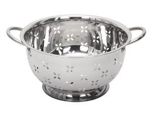 Lindy's 5 Qt Home Stainless Steel Colander with Handles for Straining, Steaming, Draining and Rinsing Lindy's 5 Qt Home Stainless Steel Colander with Handles for Straining, Steaming, Draining and Rinsing
