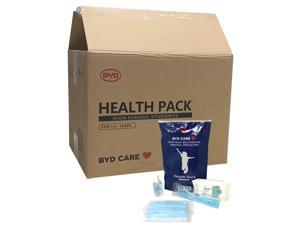 Health Pack All-in-One Personal Protection Kit (Case of 20 Kits) for Adults 12+ Years - Includes: 1 Hand Sanitizer (50ml), Wet Wipes (25 count), Single-Use Face Masks (10 pcs) - Blue Health Pack All-in-One Personal Protection Kit (Case of 20 Kits) for Adults 12+ Years - Includes: 1 Hand Sanitizer (50ml), Wet Wipes (25 count), Single-Use Face Masks (10 pcs) - Blue
