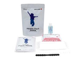 Health Pack All-in-One Personal Protection Kit for Adults 12+ Years - Includes: 1 Hand Sanitizer(50ml), Wet Wipes(25 Count), Single-Use Face Masks(10 pcs) - White Health Pack All-in-One Personal Protection Kit for Adults 12+ Years - Includes: 1 Hand Sanitizer(50ml), Wet Wipes(25 Count), Single-Use Face Masks(10 pcs) - White