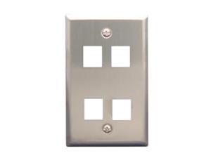 ICC ICC-FACE-4-SS Ic107Sf4Ss 4Port Face Stainless ICC ICC-FACE-4-SS Ic107Sf4Ss 4Port Face Stainless