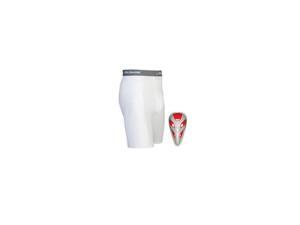 Teen Regular McDavid Classic Logo 710JCF CL Compression Support Short Gray