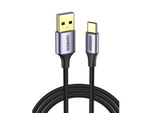 UGREEN USB C Cable 30 Fast Charging  USB A to USB C Cable 5Gbps Fast Data Transfer Nylon Braided Type C Charger Cord Compatible with Galaxy S21 S20 Note 20 LG V30 G6 iPad Mini 6 PS5 Switch 3FT
