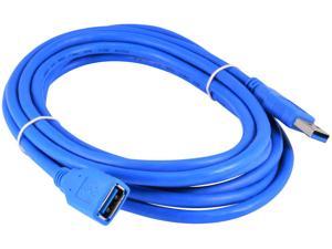 JacobsParts USB 3.0 A-Male to A-Female Extension Cable, 10 Feet / 3 Meters, Blue