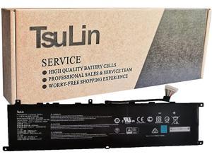 TsuLin BTY-M6M Laptop Battery Replacement for MSI Creator 15 A10SD A10SF GS66 Stealth 10SFS 10SGS 10SE-045 10UG GE66 Raider 10SFS WS66 10TMT-207US GE76 Raider 10UH Series Notebook 15.2V 99Wh 6250mAh