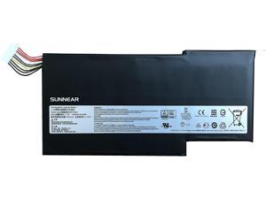 SUNNEAR BTY-M6J 64.98Wh Laptop Battery Replacement for MSI GS63 GS63VR GS73 GS73VR 6RF-001US BP-16K1-31 Series Notebook BTY-U6J 11.4V 5700mAh