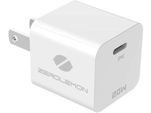 20W iPhone 12 Fast Charger Block, ZEROLEMON Mini USB C PD Power Adapter with PD 3.0 & QC 3.0 for iPhone 13 Mini/ 13 Pro/13 Pro Max, iPhone 12/12 Pro/12 Pro Max, iPhone Xs Max and More