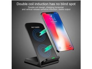 UrbanX Wireless Charger Stand, Qi-Certified for Google Pixel 4a 5G, 10W Fast-Charging (No AC Adapter)