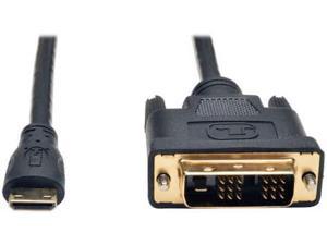Tripp Lite Mini HDMI to DVI Cable, Digital Monitor Adapter Cable (Mini HDMI to DVI-D M/M) 6-ft. 6' (P566-006-MINI), Black